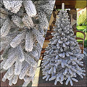 Лита ялинка "Буковельська" засніжена Елітна 1,8 м. Штучні пишні ялинки литі засніжені 180 см