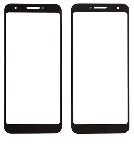 Скло дисплея Google Pixel 3a, чорне, з OCA-плівкою, фото 1