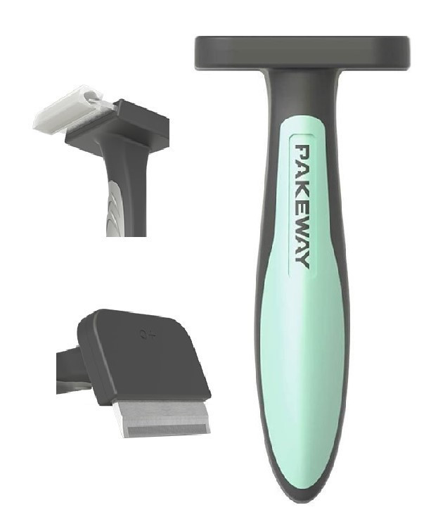 Фурмінатор для котів PAKEWAY, дешеддер для вичісування шерсті Зелений