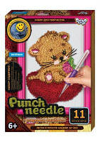 Ковровая вышивка Danko Toys Punch needle: Котёнок PN-01-02