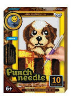 Ковровая вышивка Danko Toys Punch needle: Щенок PN-01-04