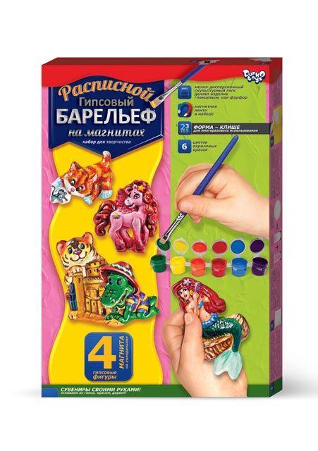 Расписной гипсовый барельеф Danko Toys Сказочные персонажи на магнитах РГБ-02-06 - фото 1 - id-p1490139310