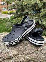 Сабо крокс crocs bayaband crocs черные 41 42 43 44 45