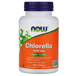 Chlorella 1000 мг Now Foods 120 таблеток