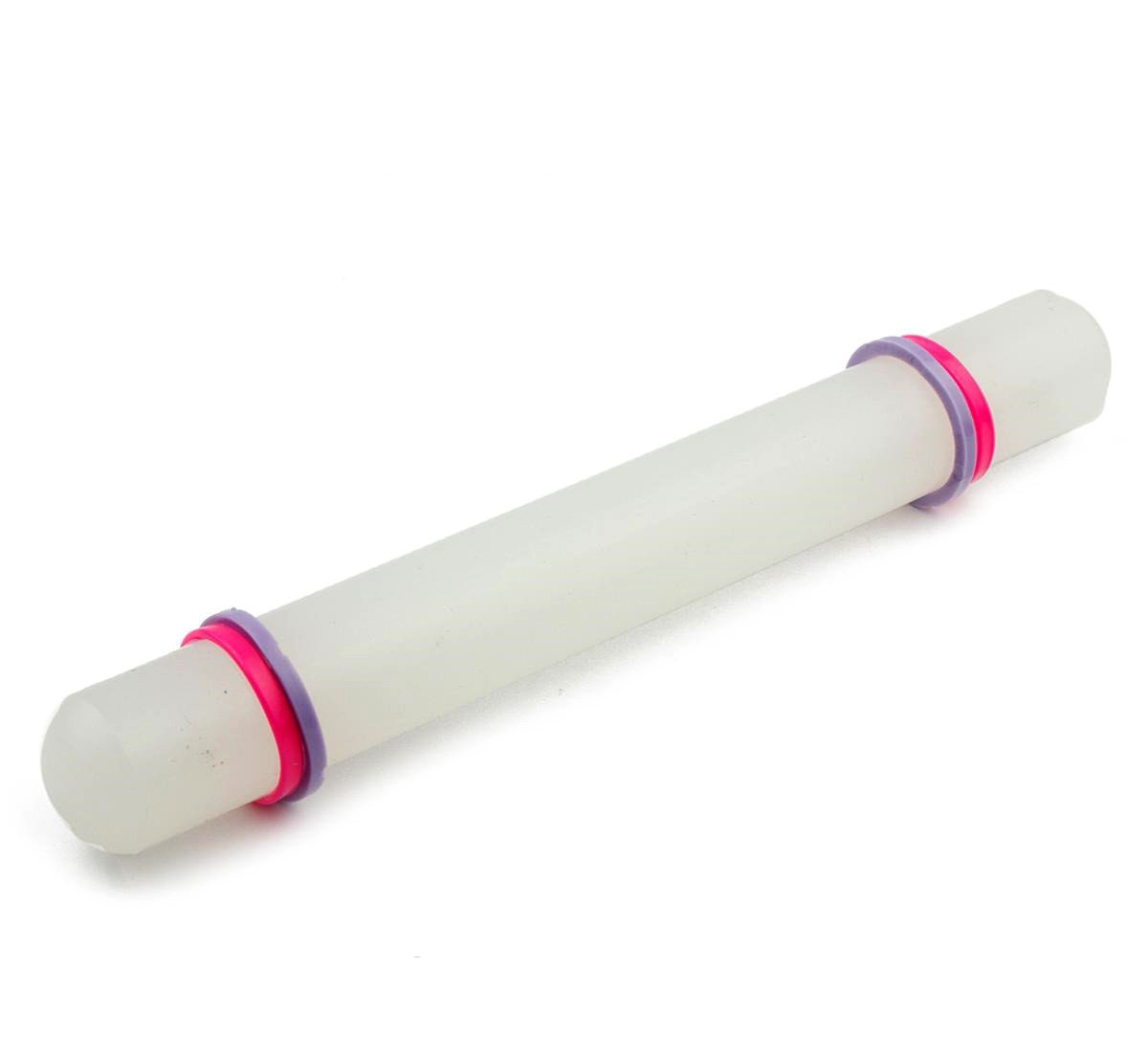 Скалка акрилова з обмежувачами 22 см, фото 1