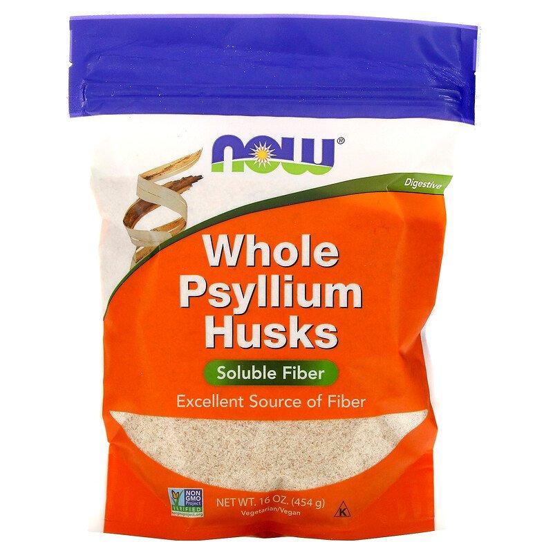 Whole Psyllium Husks Now Foods 454 г, фото 1