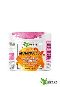 Вітамін C Ekamedica в порошку 250 г 100% натуральний, Вітамін С + комплекс біофлавоноїдів органічний