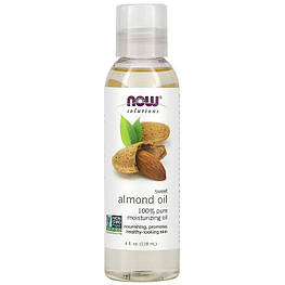 Мигдалева олія Sweet Almond Oil NOW Foods 118 мл.