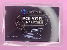 Верхні багаторазові форми з розміткою, квадрат, 120 шт Lilly Beaute