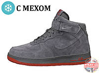 Мужские зимние кроссовки Nike Air Force 1 Mid 07, кроссовки найк аир форс зимові кросівки Nike Air Force 1 07