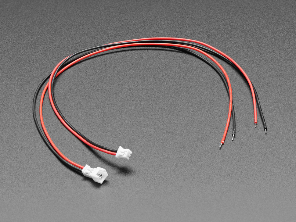 Штекер / Micro JST PH 1.25 2 PIN Male Female Plug / піновий роз'єм з проводами / коннектор