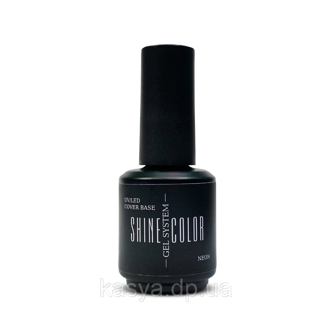 База кольорова каучукова Shine Color Color Cover Base Neon №03, 15 мл