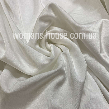 Тканина біфлекс блискучий (купальник) Молочний