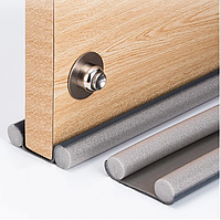 Гнучкий плінтус, ущільнювач для дверних зазорів. Сірий