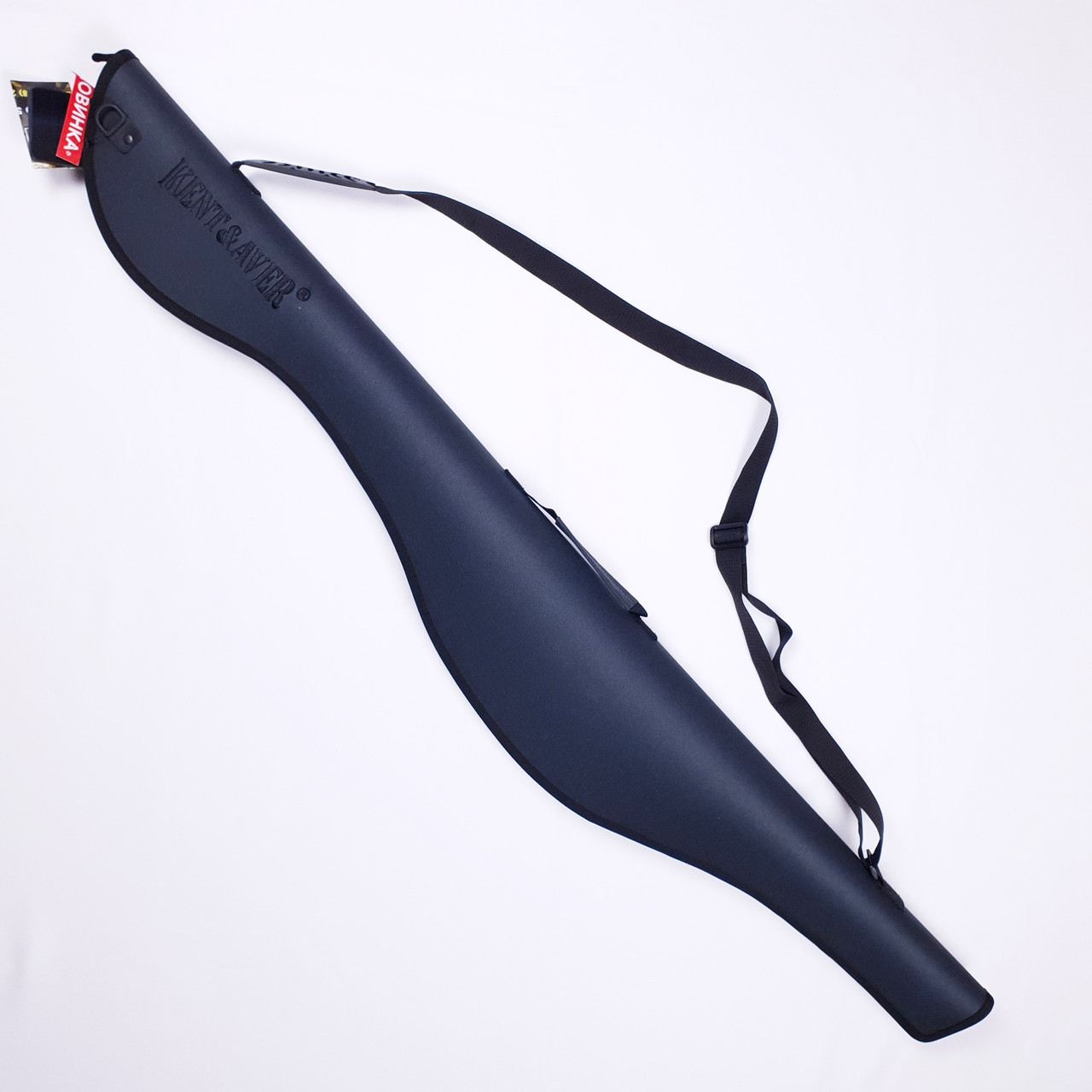 Рибальський напівжорсткий чохол для спінінга з котушкою 125 см KENT&AVER 38 сірий, фото 1