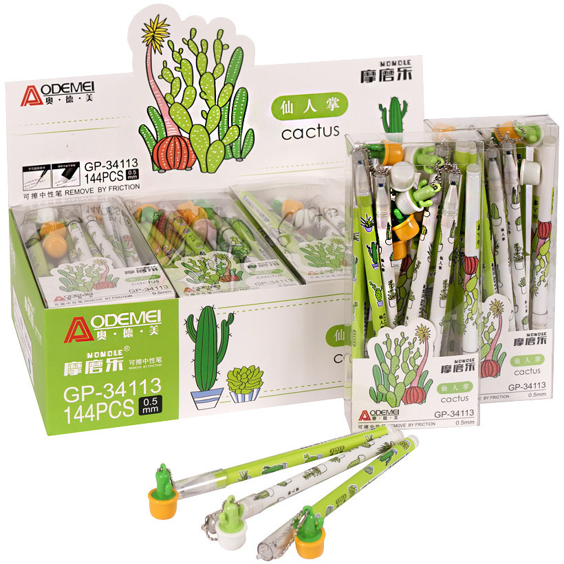 Ручка Пиши-стирай гелева з ластиком синя паста 0,5мм арт 34113D, фото 1