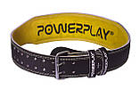 Пояс для важкої атлетики PowerPlay 5085 Чорно-Жовтий S, фото 3