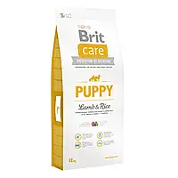 Сухой корм для щенков всех пород Brit Care Puppy All Breed Lamb & Rice 12 кг