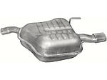 Глушник Опель Вектра С (Opel Vectra C)1.6 i 16V; 1.8 i 16V 04/02 (17.619) Polmostrow алюминизированный