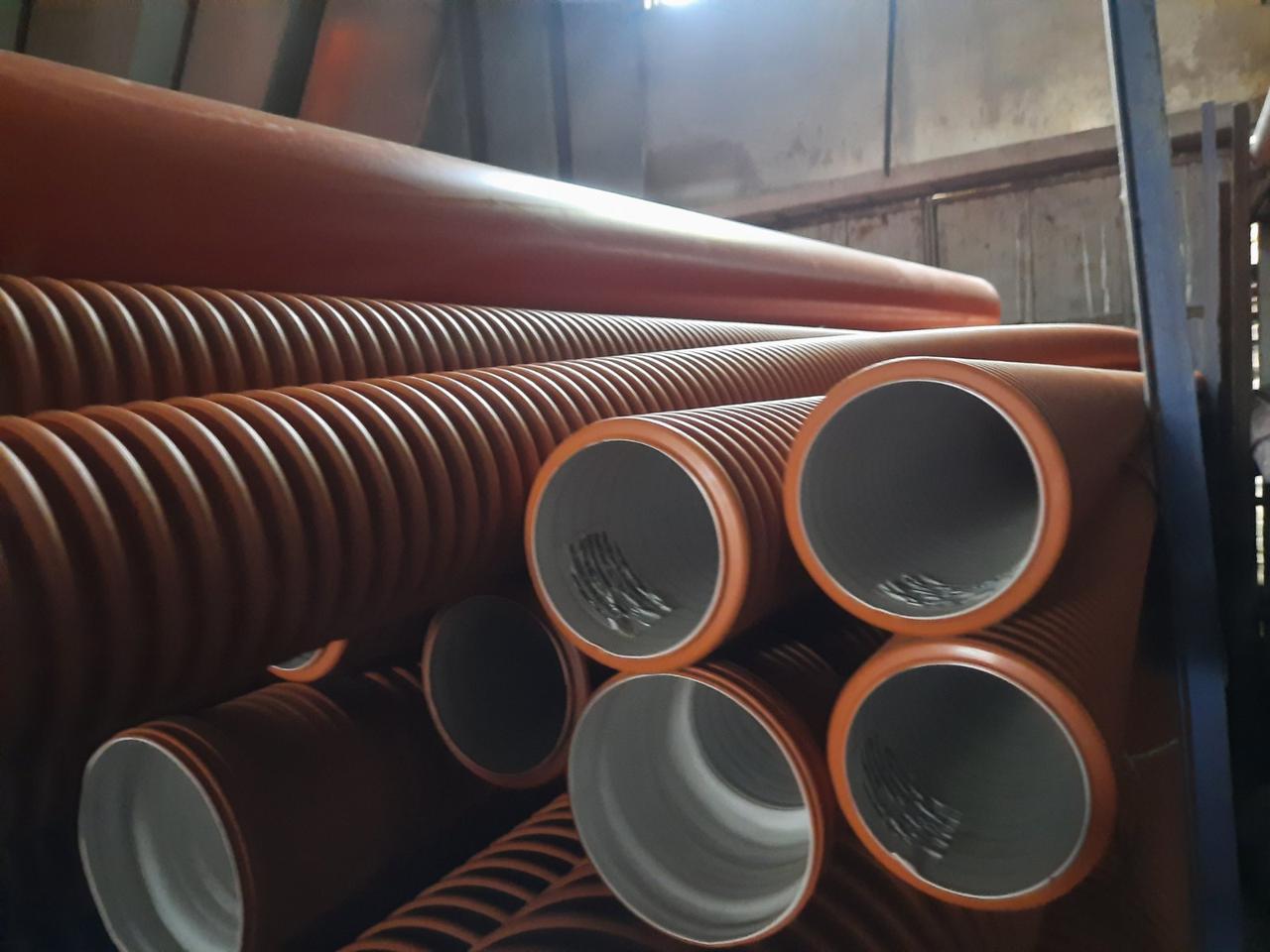 Труба ПП 300 з розтрубом двошарова для зовнішньої каналізації, фото 1