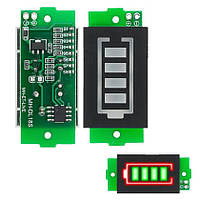 Модуль LED індикації 1S-8S рівня заряду Li-ion акумуляторів, зелений