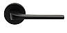 Дверні ручки Ilavio 2081 чорний матовий для вхідних/міжкімнатних дверей, фото 2