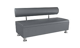 Диван BNB Флеш з ящиком 1500x540x780 сірий. Флай 8833. Для офісу, приймальні, очікування