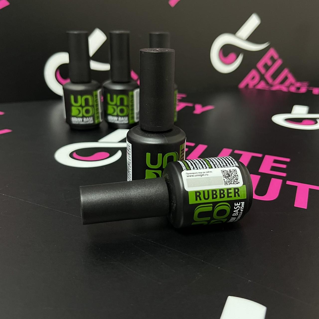Каучукова основа для нігтів UNO Ruber Base 15 мл