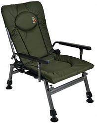 Крісло коропове рибальське Elektrostatyk F5R з підлокітниками, Польща