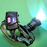 Шахтарський ліхтар (коногонка) налобний ліхтар SX - 1850, фото 4