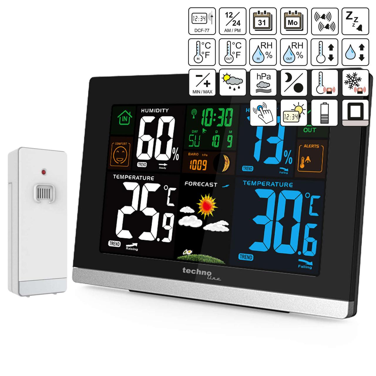 Метеостанція Technoline WS6462 Black (WS6462), фото 1