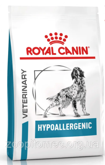 Корм для собак Royal Canin (РОЯЛ КАНІН) HYPOALLERGENIC CANINE при харчовій алергії, 2 кг