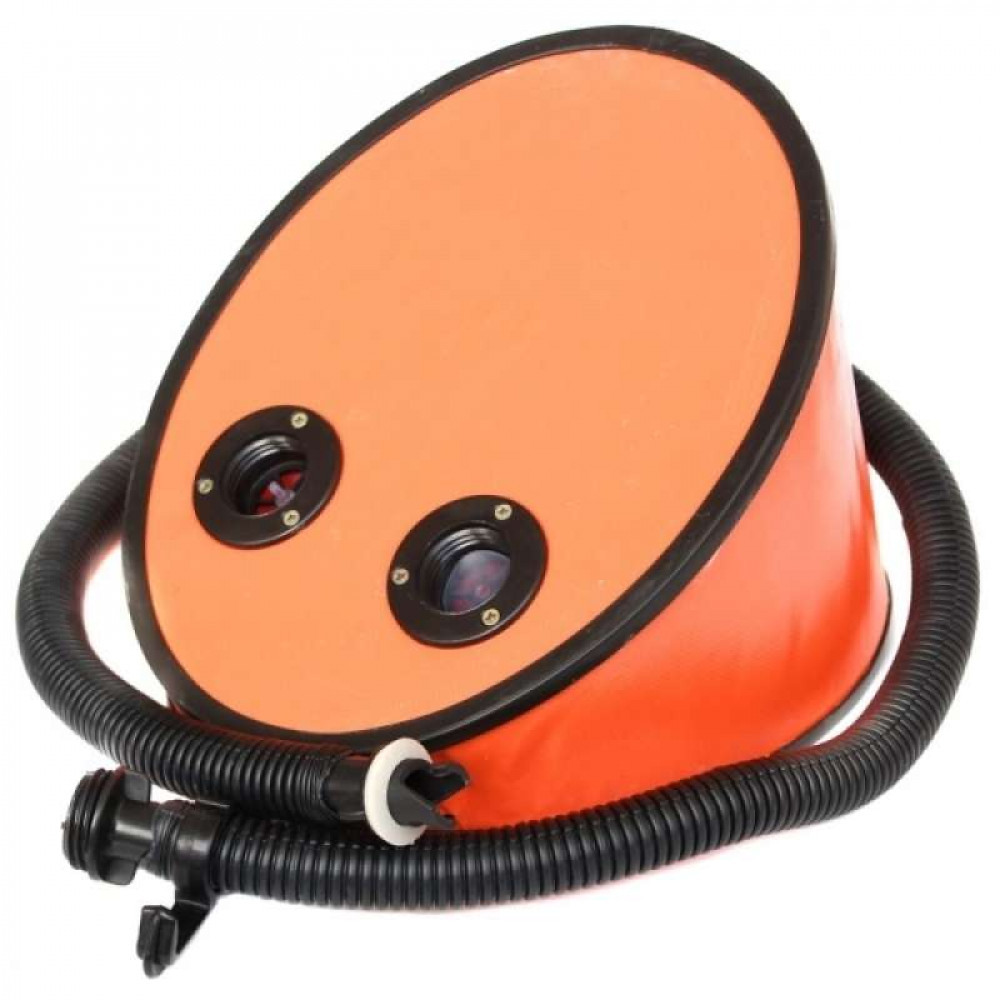 Насос 6л ножний з посиленою пружиною для човнів Ладья, Grif, Aquastorm, Red River під клапан Borika фанера, фото 1