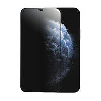 Захисне скло ZK Protection Glass 2.5 D for iPhone 12 Pro Max Full Screen Dust Proof + Back Film, Black