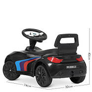 Дитяча каталка-толокар M 4580-2, чорного кольору, фото 5