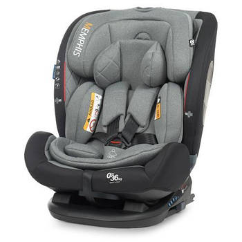 Дитяче автокрісло ME 1093 MEMPHIS Gray Black, сіро-чорного кольору