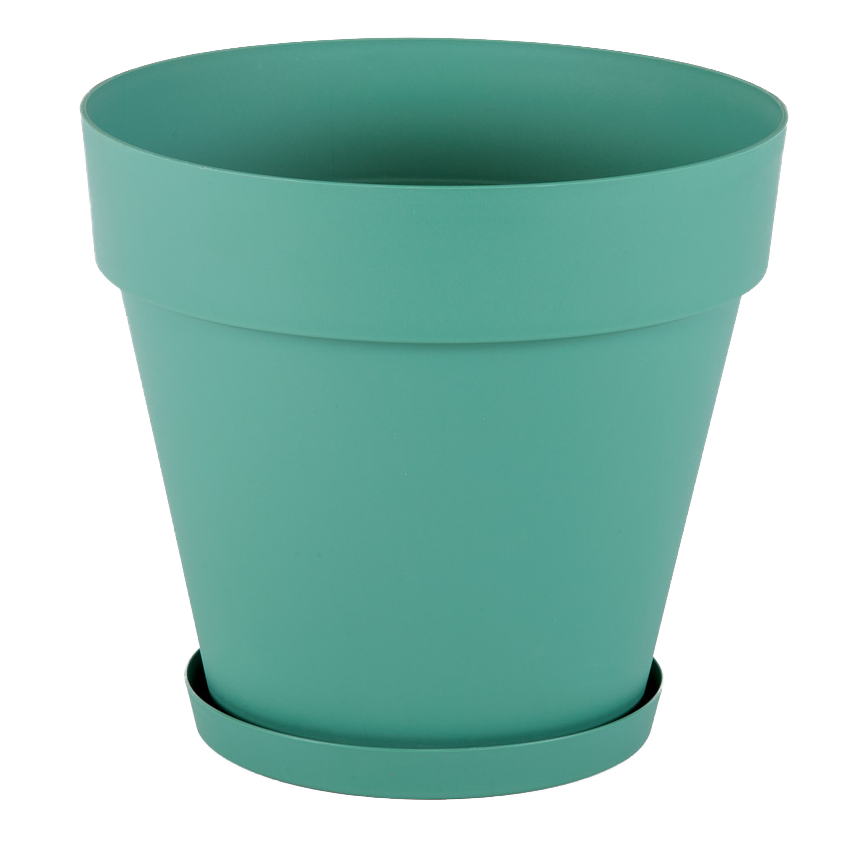 Горщик для квітів Yali 46 л зелений, фото 1
