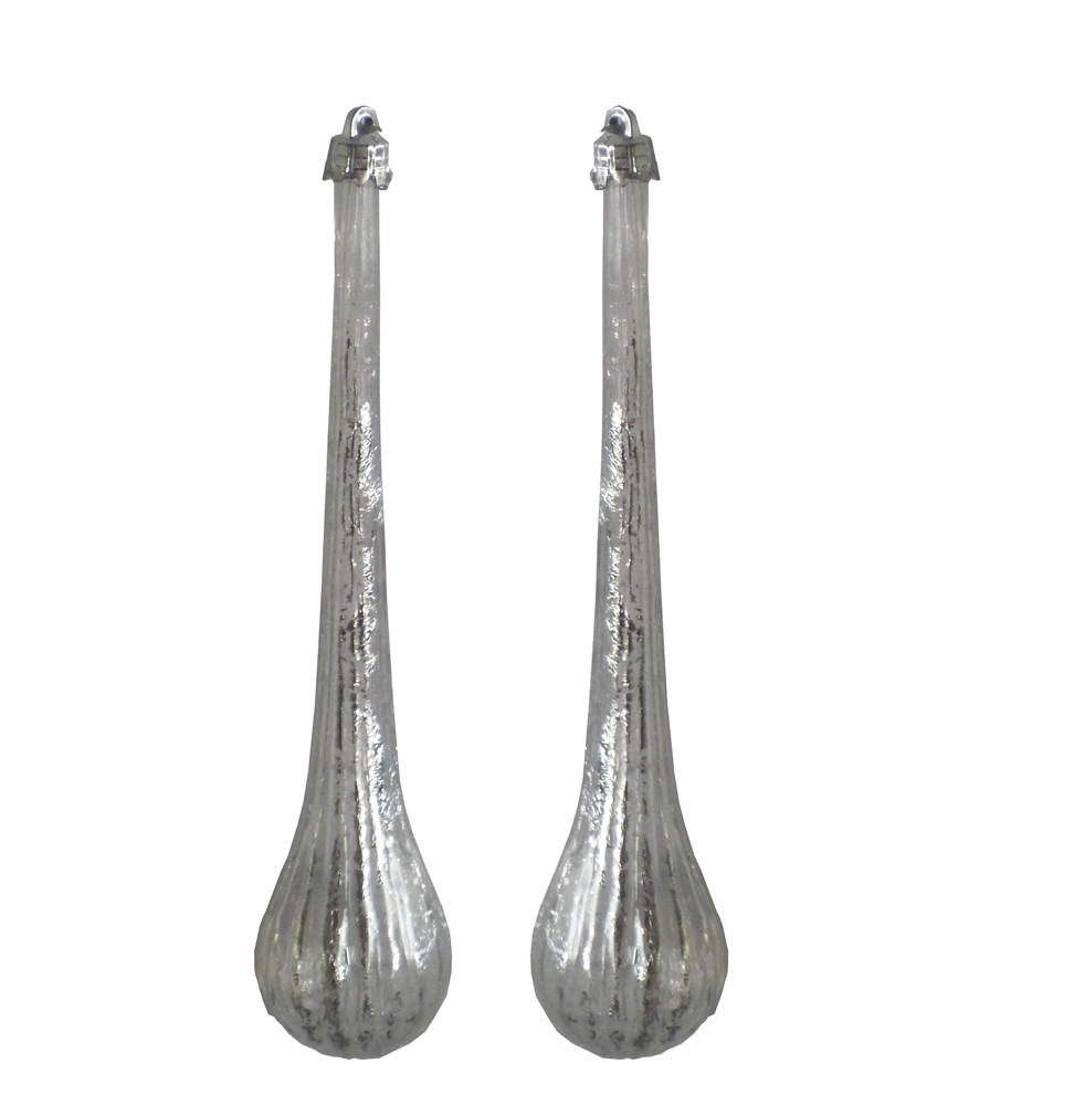 Крапля Yes! Fun 18 см срібна з глітером 2шт/уп., фото 1