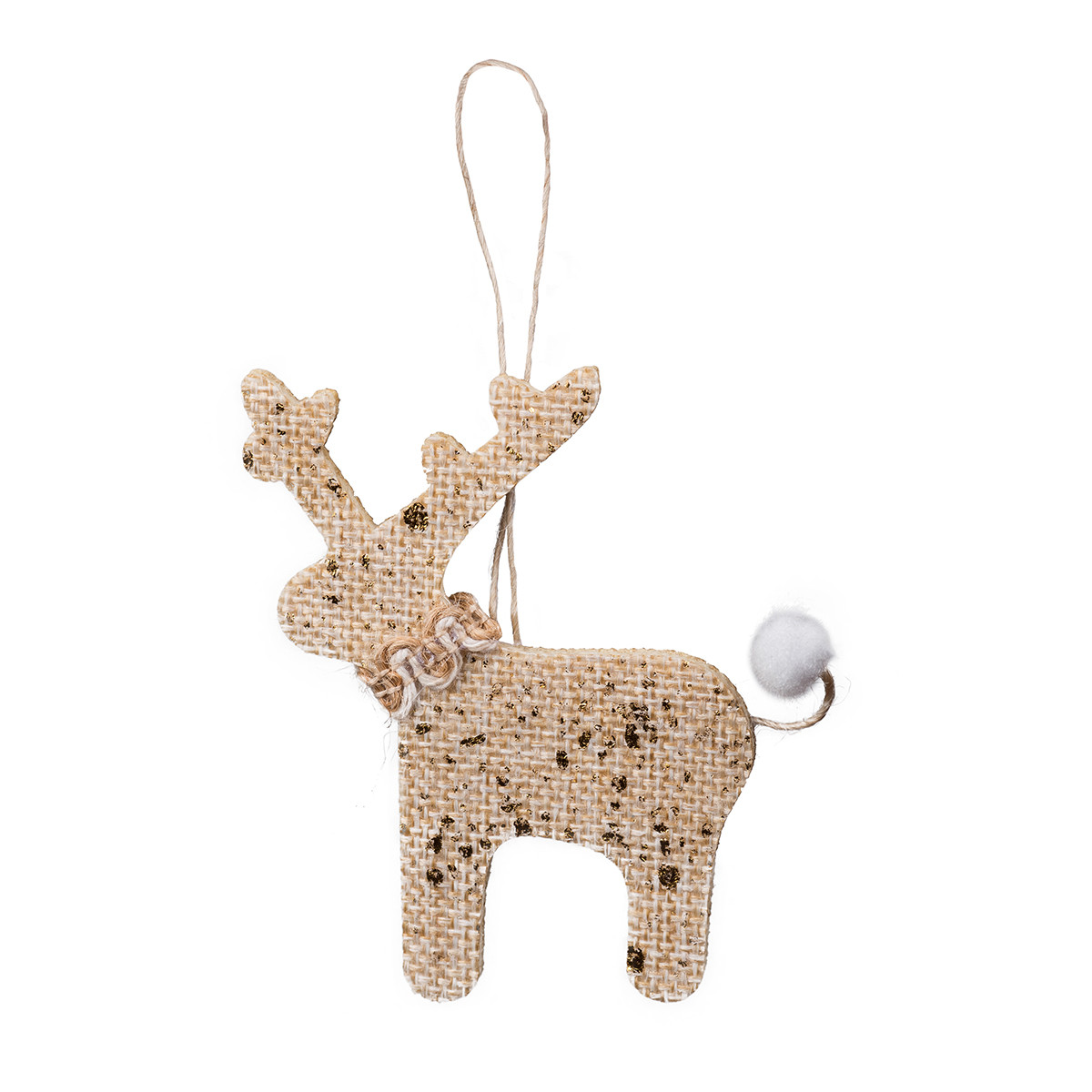 Набір підвісок Yes! Fun "Олені", декорований золотом, 4 шт., фото 1