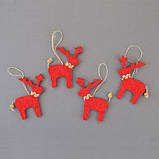 Набір підвісок Yes! Fun "Олені", 4 шт, фото 2