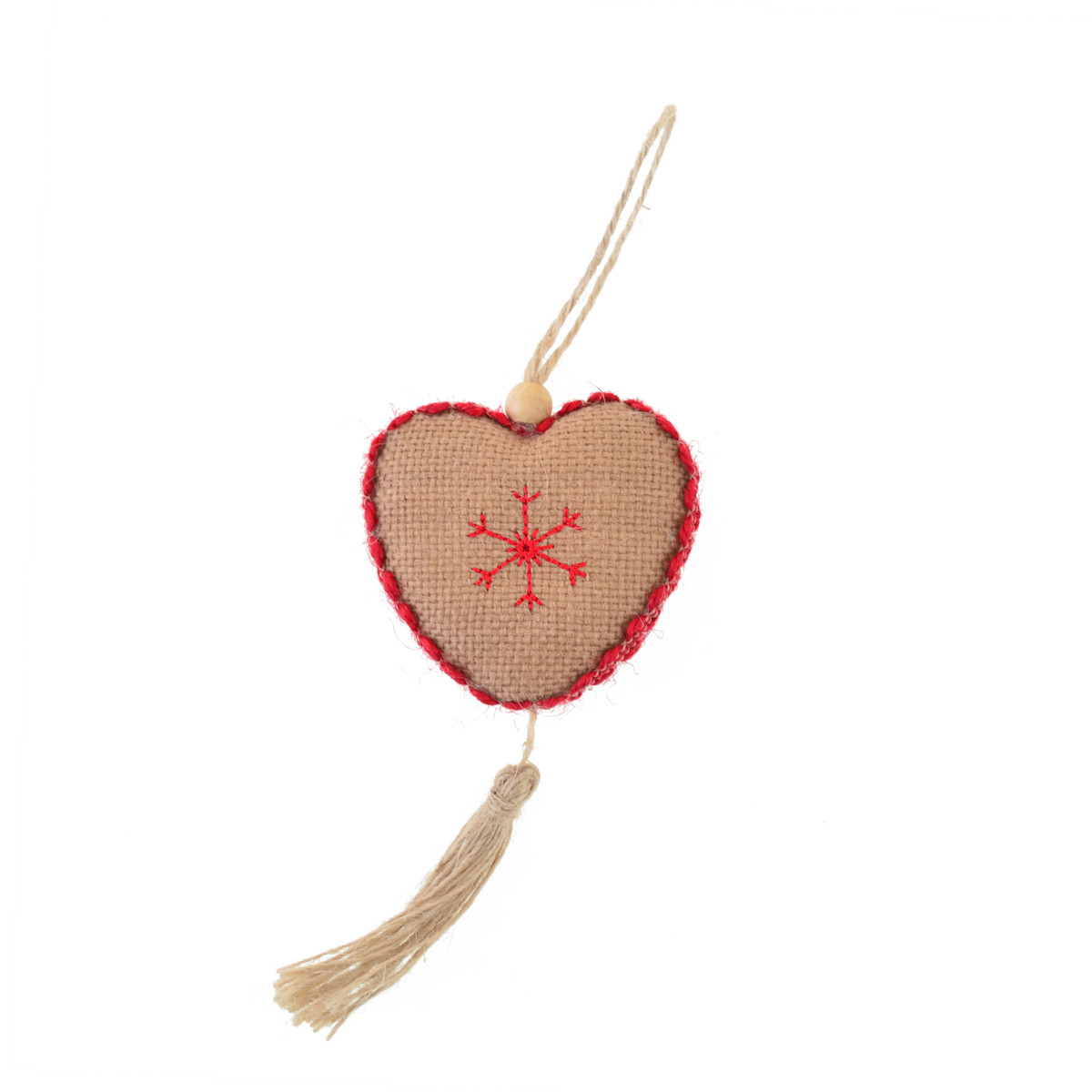 Підвіска Yes! Fun "Сердечко", світло-коричнева, h-16 см, фото 1