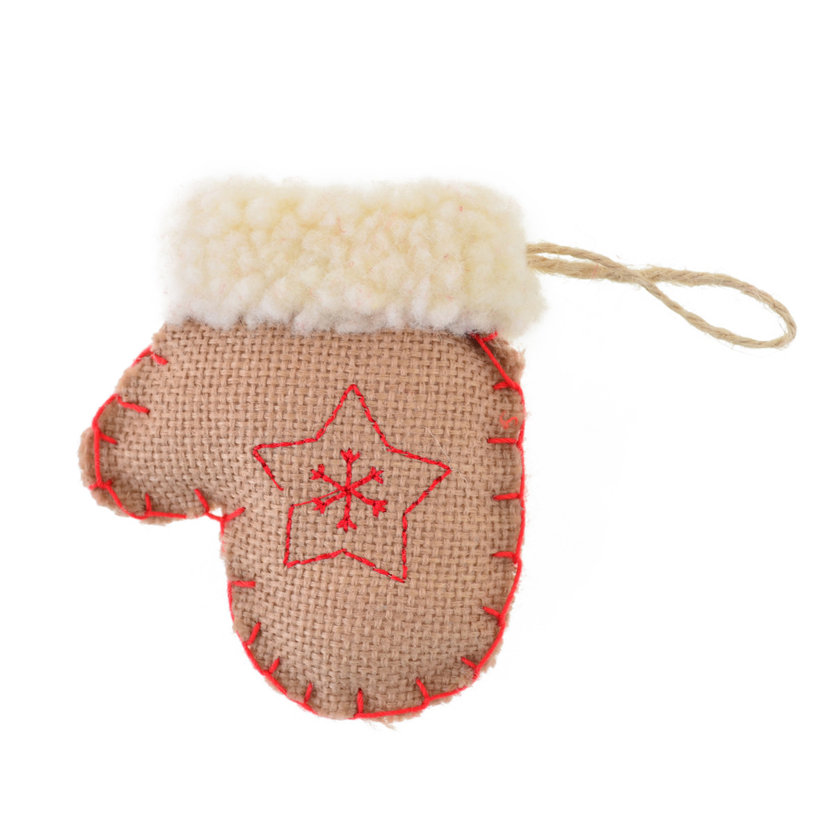 Підвіска Yes! Fun "Рукавичка", світло-коричнева із зірочкою, h-9 см, фото 1
