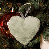 Серце Yes! Fun пухнасте ментолове, 15 см, фото 2