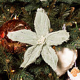 Квітка пуансетії Yes! Fun пухнаста ментолова, 25*25 см, фото 2