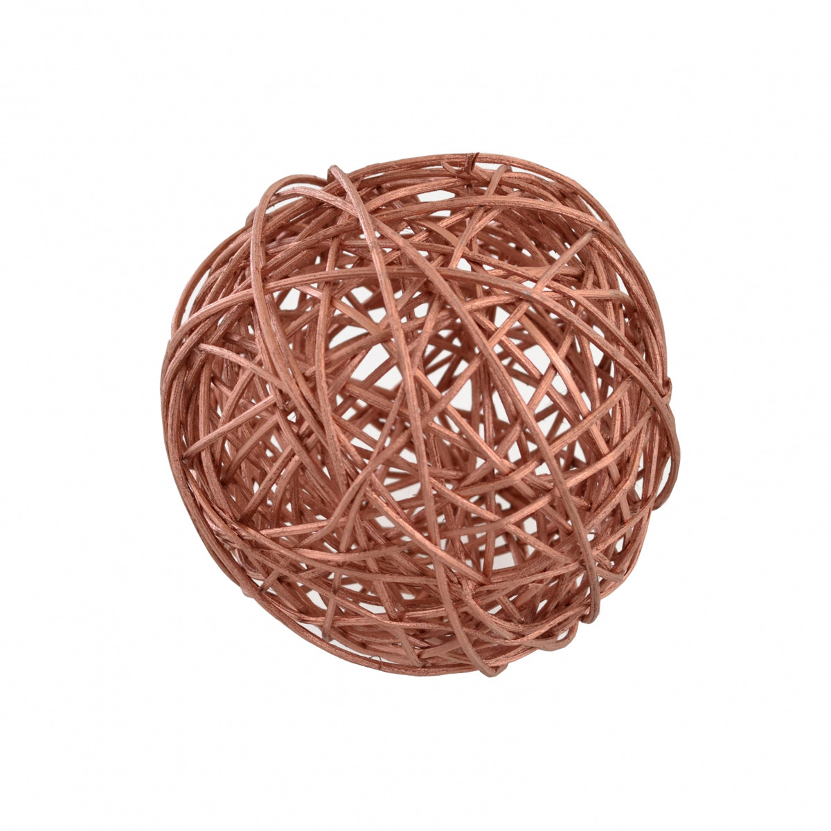 Куля Yes! Fun ротангова мідна, d-10см, фото 1
