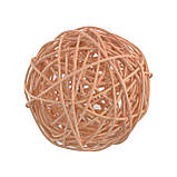 Куля Yes! Fun ротангова натуральна, d-10см, фото 2