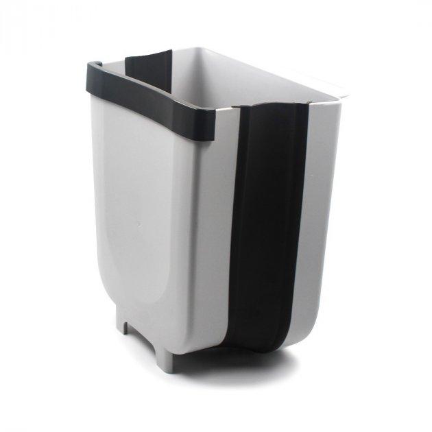 Сміттєвий контейнер складаний на дверцята HLV Wet Garbage Container 00086 9 л, Бежевий S