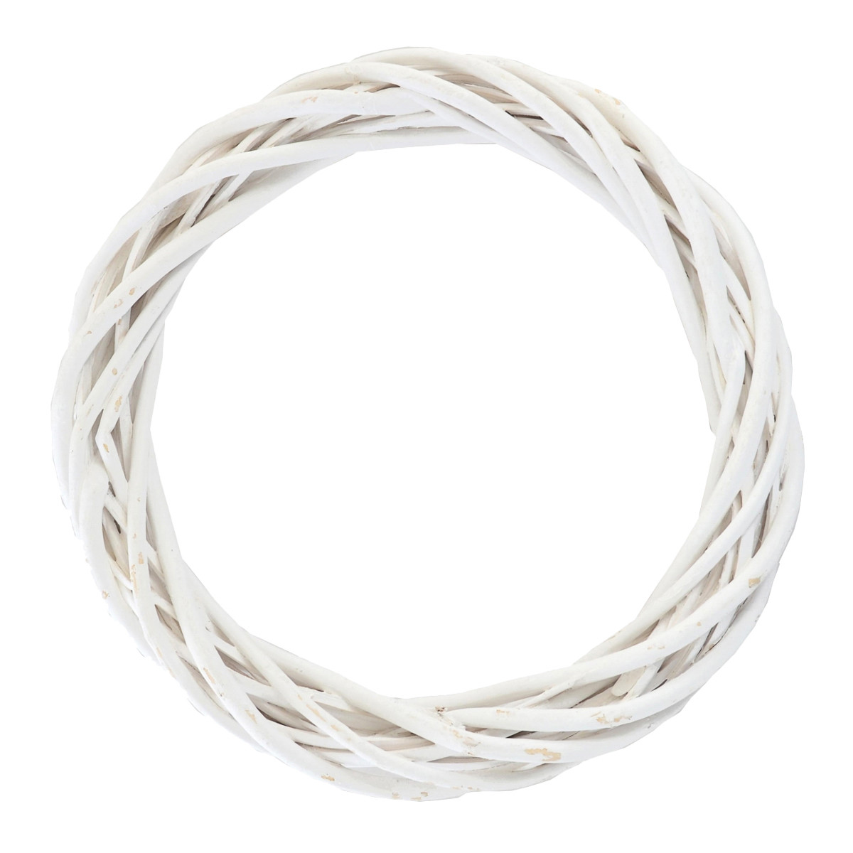 Вінок Yes! Fun ротанговий білий, d-15 см, фото 1