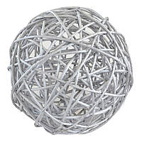 Куля Yes! Fun ротангова срібна, d-10 см