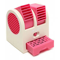 Кондиціонер вентилятор портативний MINI FAN HB 168 Pink S